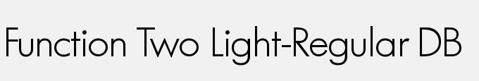 Function Two Light-Regular DB