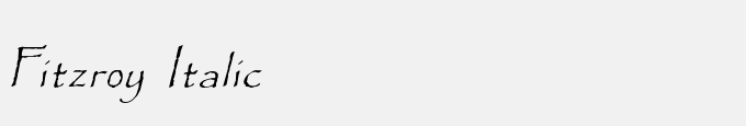 Fitzroy Italic