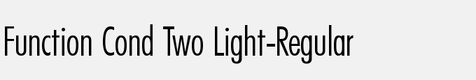 Function Cond Two Light-Regular