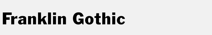 Franklin Gothic