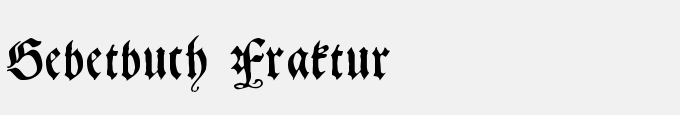 Gebetbuch Fraktur
