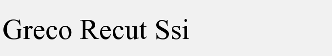 Greco Recut SSi