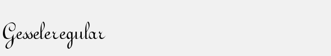 Gessele Regular