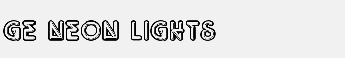 GE Neon Lights