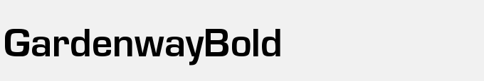 Gardenway-Bold