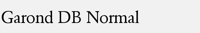 Garond DB Normal