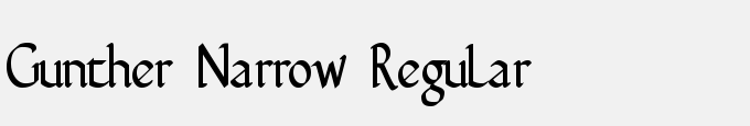 Gunther Narrow Regular