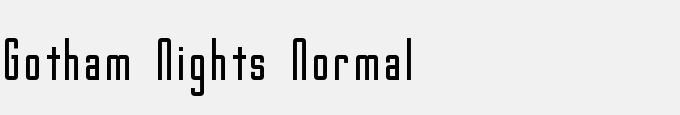 Gotham Nights Normal