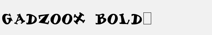 Gadzoox Bold: