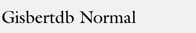 Gisbert DB Normal