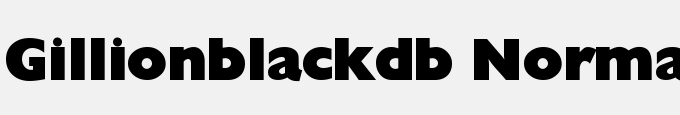 Gillion Black DB Normal