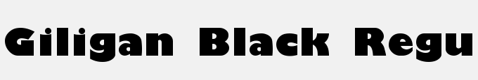 Giligan Black Regular