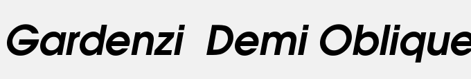 Gardenzi - Demi Oblique