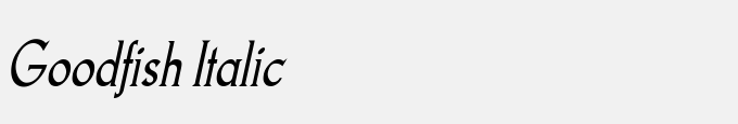 Goodfish Italic