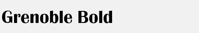 Grenoble Bold