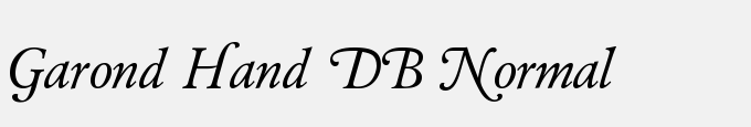 Garond Hand DB Normal