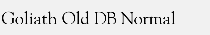 Goliath Old DB Normal