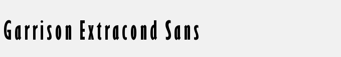 Garrison Extra Cond. Sans