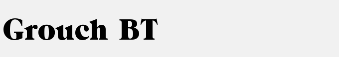Grouch BT