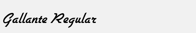 Gallante Regular