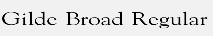 Gilde Broad Regular