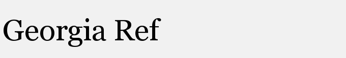 Georgia Ref