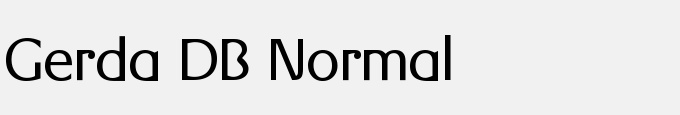 Gerda DB Normal