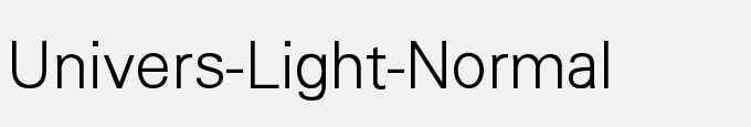 Univers-Light-Normal