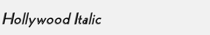 Hollywood Italic