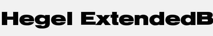 Hegel Extended-Bold DB