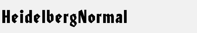 Heidelberg-Normal