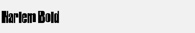 Harlem Bold