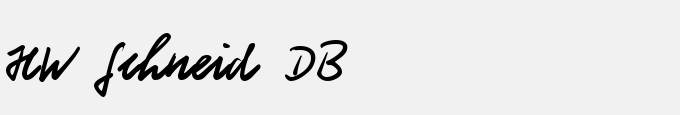 HW Schneid DB