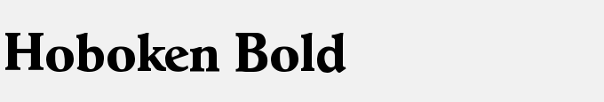 Hoboken Bold