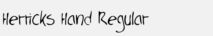 Herricks Hand Regular