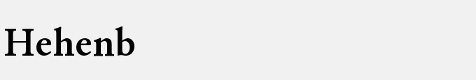 Hehen Heb TBol