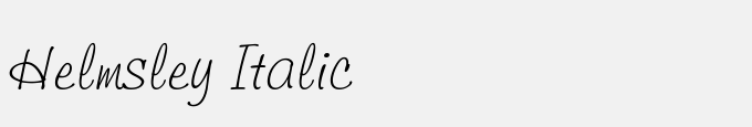 Helmsley Italic