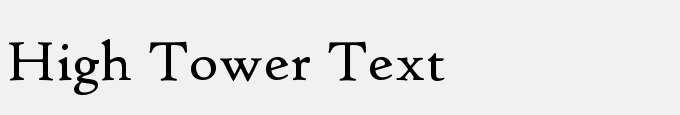 High Tower Text