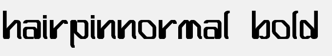 Hairpin-Normal Bold