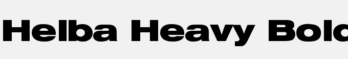 Helba Heavy DB Bold