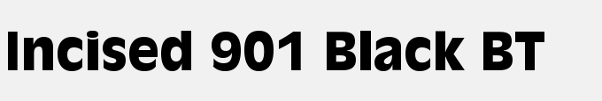 Incised 901 Black BT