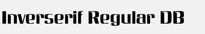 Inverserif Regular DB