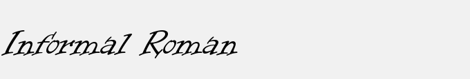 Informal Roman