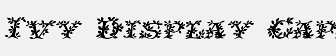Ivy Display Caps Bold Italic