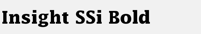 Insight SSi Bold