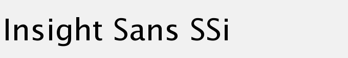 Insight Sans SSi