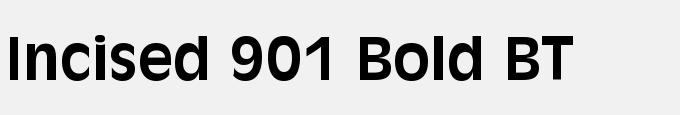 Incised 901 Bold BT