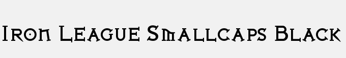 Iron League Smallcaps Black