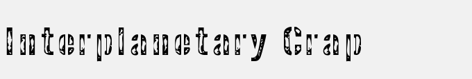 Interplanetary Crap