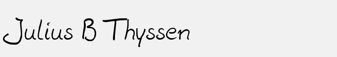 Julius B Thyssen